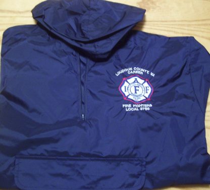 Navy w/ White IAFF Light weight pullover