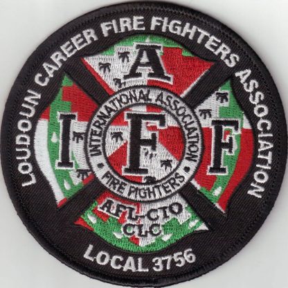 Loudoun Career FF Assoc Embroidered Patch
