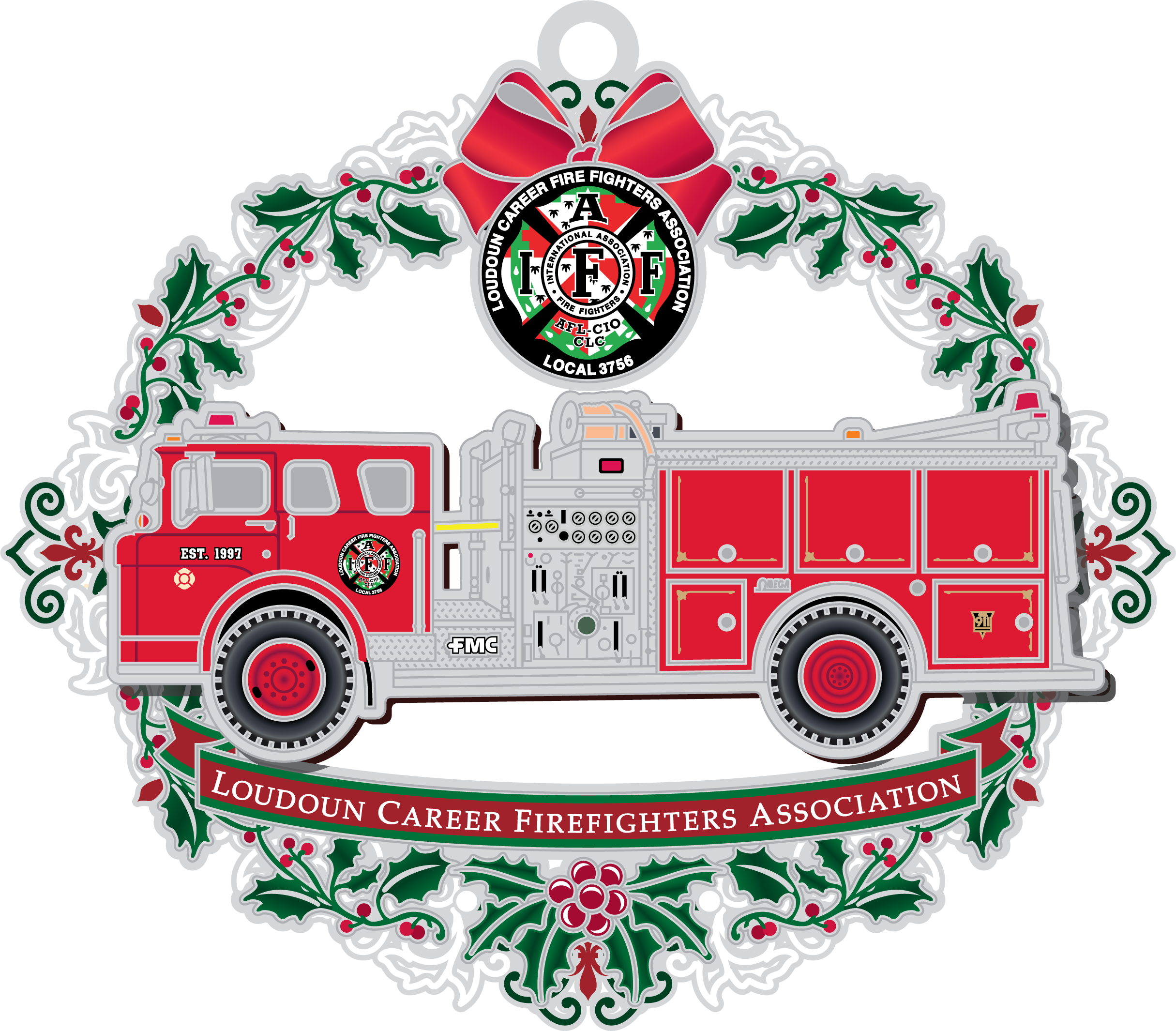 fire department christmas clip art